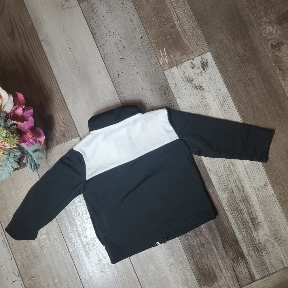Nike Baby Track Jacket White & Black Size 12m